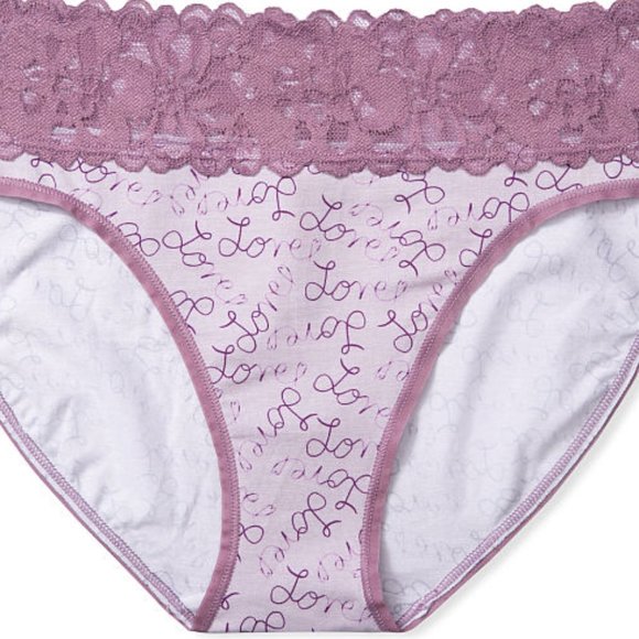 XL Love ❤️ VS Lace-Waist High-Leg Brief 💕 - Picture 8 of 16